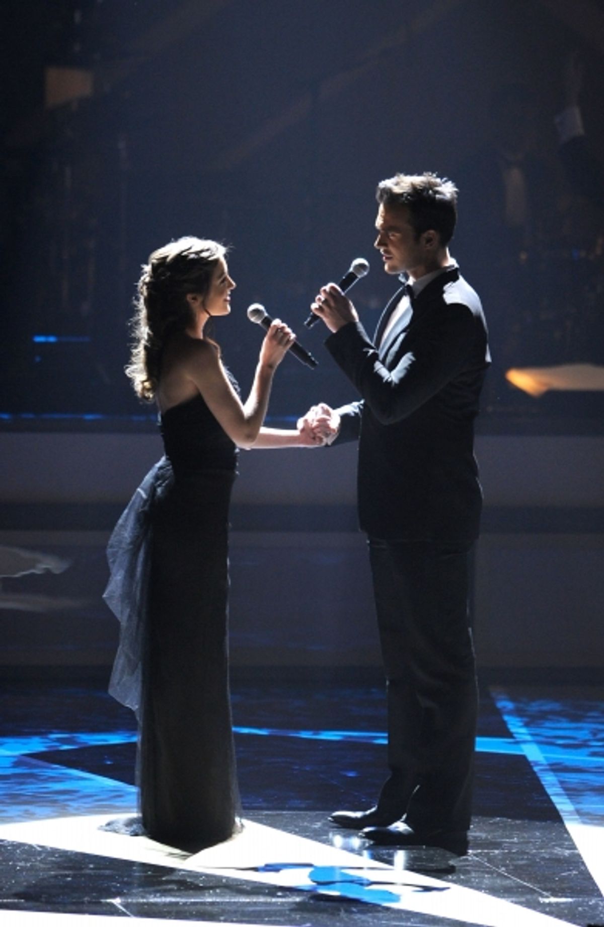 Laura Osnes and Cheyenne Jackson
 at 