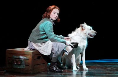 Lauren Weintraub (Annie) and Mikey (Sandy) Photo