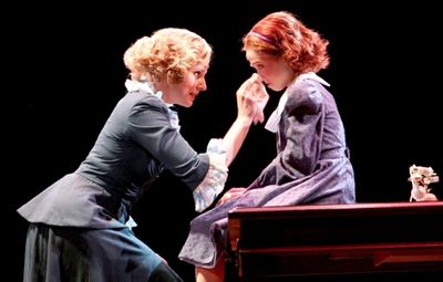 Jessica Tyler Wright (Grace Farrell) and Lauren Weintraub (Annie) Photo