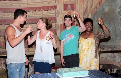 Richard Fleeshman, Caissie Levy, Bryce Pinkham, Da'Vine Joy Randolph Photo