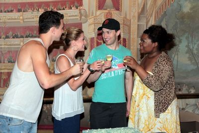 Richard Fleeshman, Caissie Levy, Bryce Pinkham, Da'Vine Joy Randolph Photo