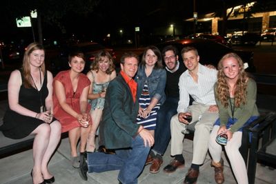 Kim Arnett, John B. Williford and Michael D. Jablonski with Music Circus Employees Photo