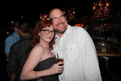 Vicki Lewis  and her husband Phil Allen Photo
