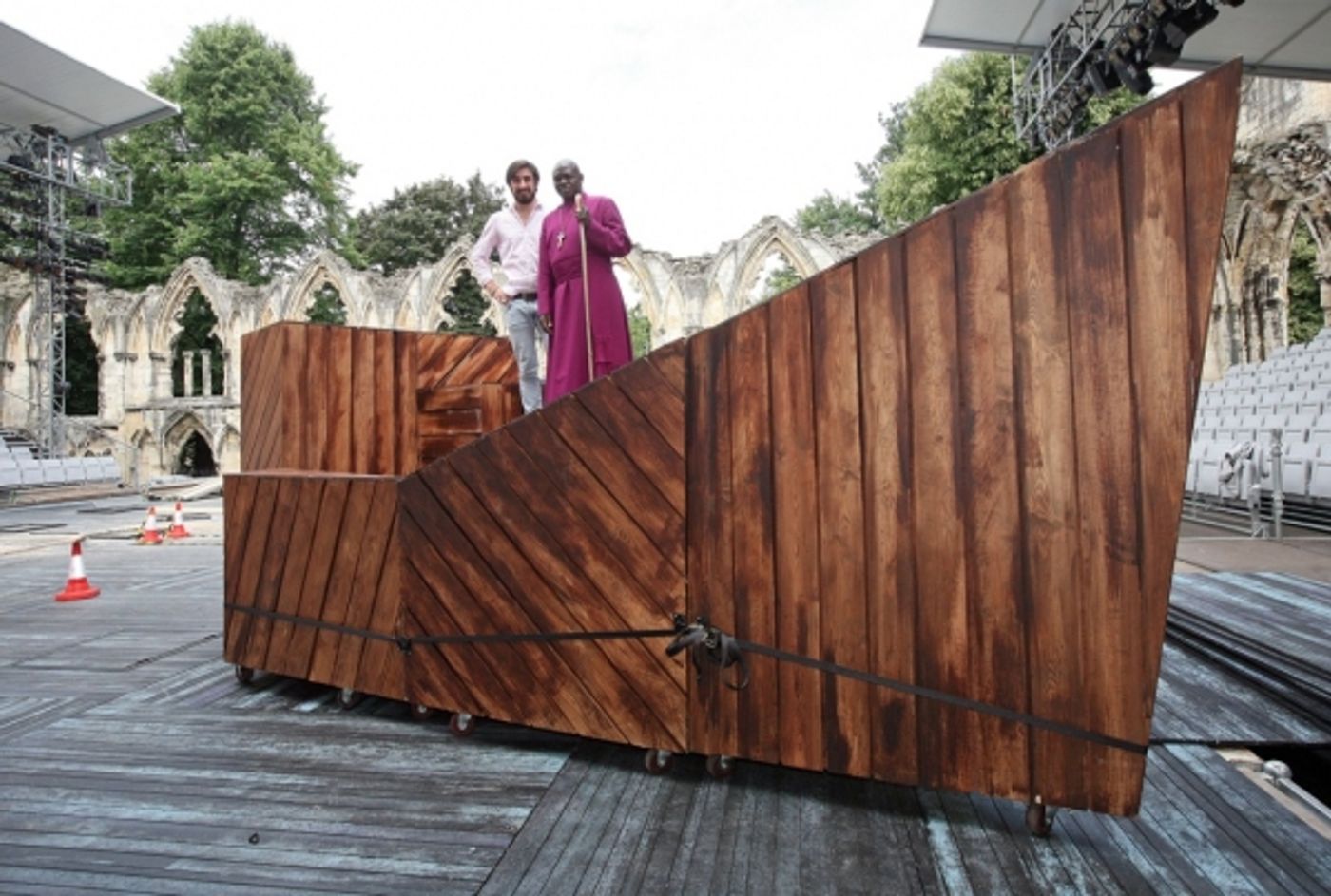 Photo Flash: Archbishop of York Boards Noah's Ark at YORK MYSTERY PLAYS Photo Flash: Archbishop of York Boards Noah's Ark at YORK MYSTERY PLAYS Image
