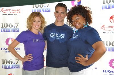 Caissie Levy, Richard Fleeshman and Da'Vine Joy Randolph Photo
