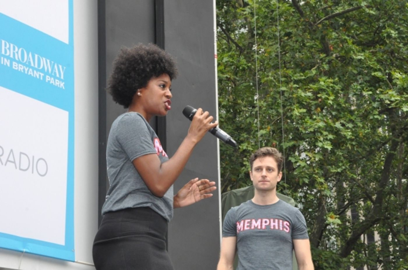 Photo Coverage: WICKED, GHOST, MEMPHIS, and More Perform at Broadway in Bryant Park!  Image