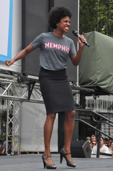 Photo Coverage: WICKED, GHOST, MEMPHIS, and More Perform at Broadway in Bryant Park! — photo 32 of 60