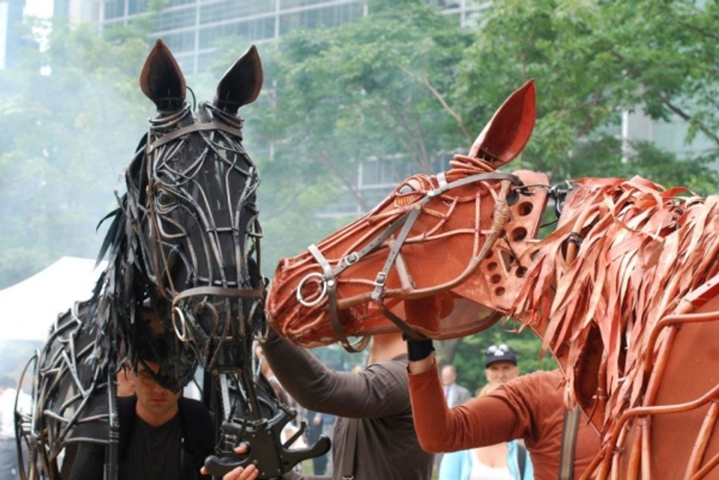 Photo Flash: WAR HORSE's Joey and Topthorn Hit the Streets of Toronto Photo Flash: WAR HORSE's Joey and Topthorn Hit the Streets of Toronto Image