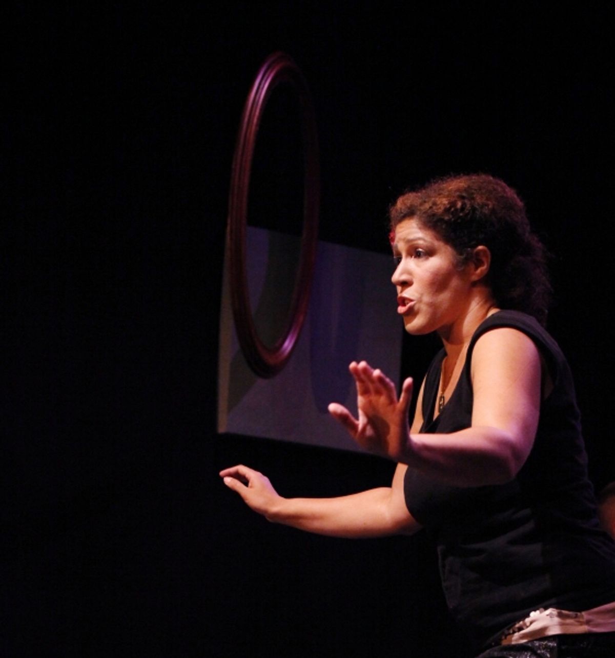 Rain Pryor at EXCLUSIVE Rain Pryor in Rehearsal for FRIED CHICKEN AND LATKES