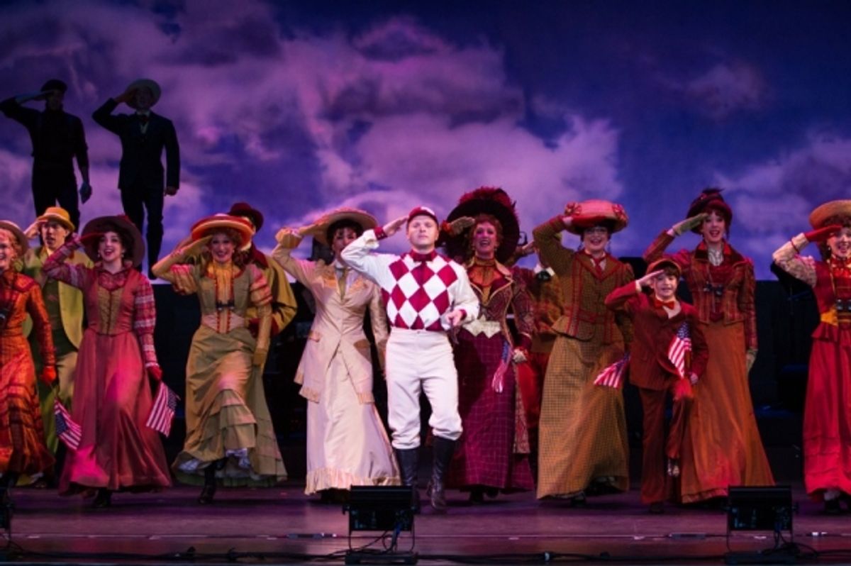 Greg McCormick Allen and the Ensemble perform 'Yankee Doodle Dandy' at 