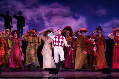 Greg McCormick Allen and the Ensemble perform "Yankee Doodle Dandy" Photo