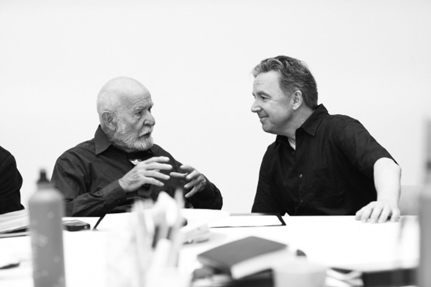 Photo Flash: Leon Addison Brown, Ritchie Coster and More Rehearse Signature Theatre's THE TRAIN DRIVER  Image