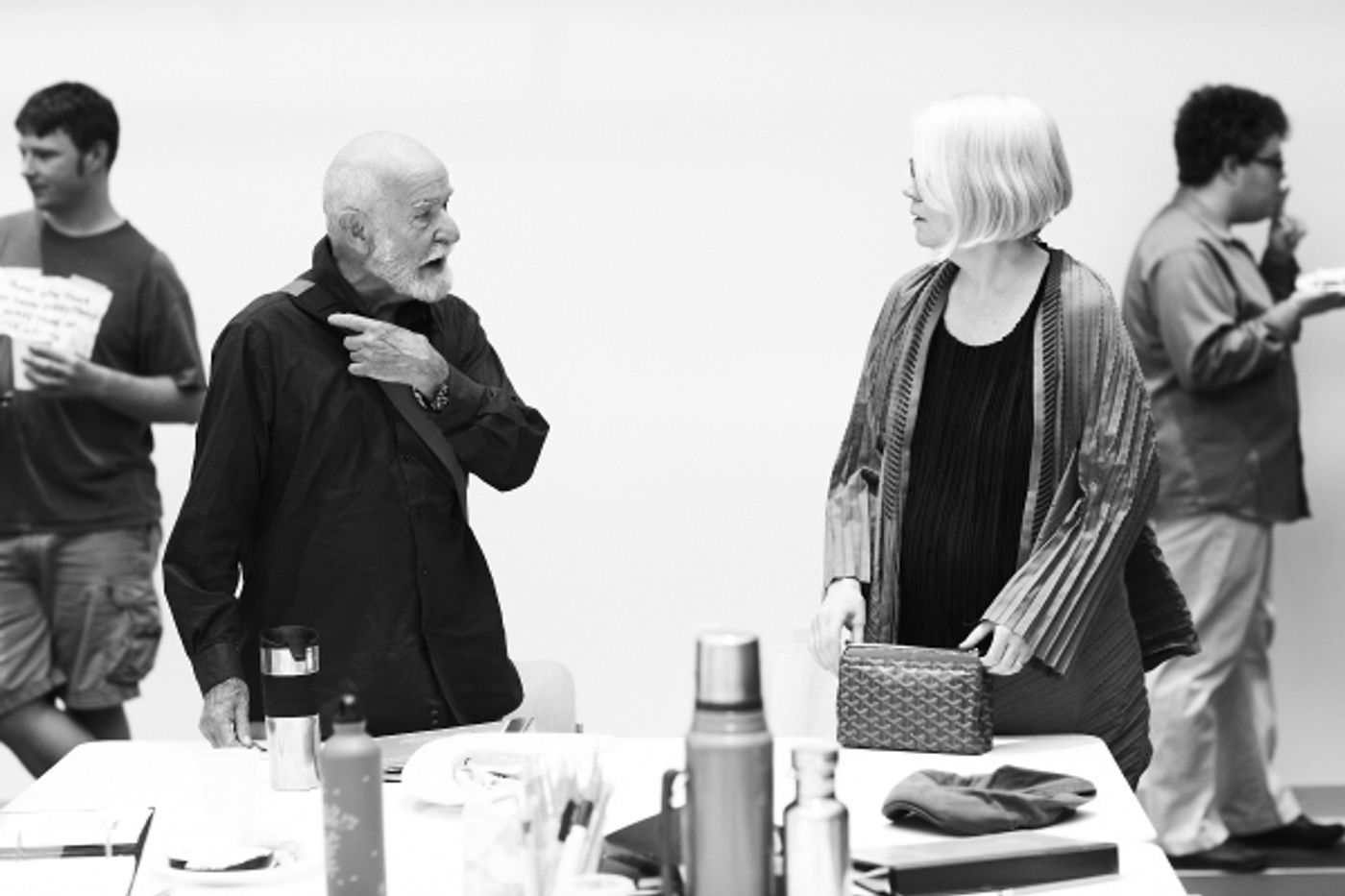 Photo Flash: Leon Addison Brown, Ritchie Coster and More Rehearse Signature Theatre's THE TRAIN DRIVER  Image