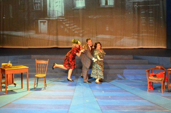Juliana Chapman (Lily), Jody Laufer (Rooster), Joanne Moldt ( Miss Hannigan) Photo