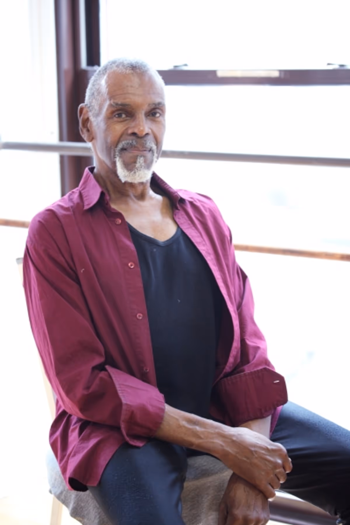 Gus Solomons Jr. at EXCLUSIVE Robert Cuccioli, Natascia Diaz and More Rehearse for CHESS