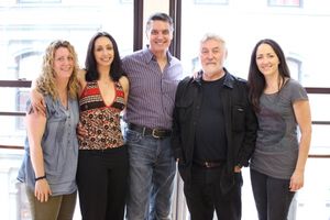 Valerie Sciarra, Natascia Diaz, Robert Cuccioli, Director Christopher Martin & Tamra  Photo