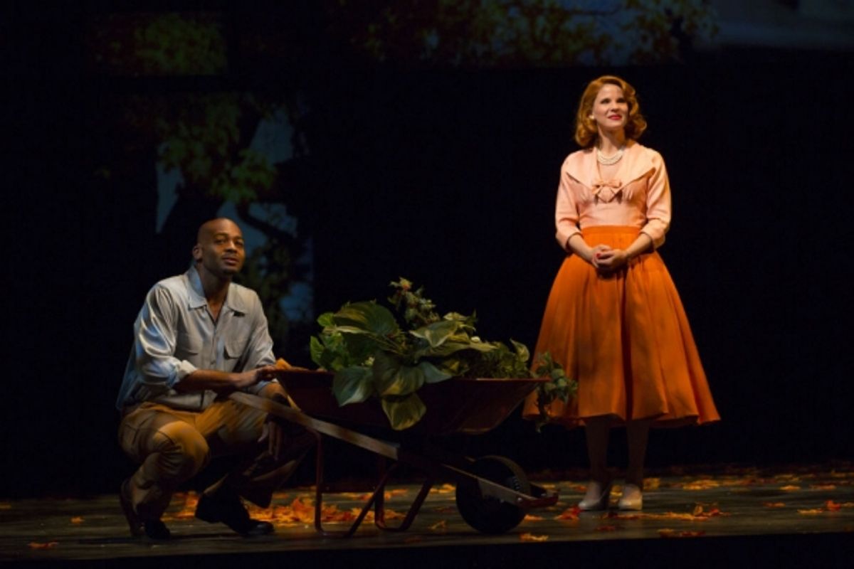 Brandon Victor Dixon and Kelli O'Hara at 