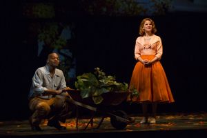 Brandon Victor Dixon and Kelli O'Hara @ BroadwayWorld Brandon Victor Dixon and Kelli O'Hara Photo