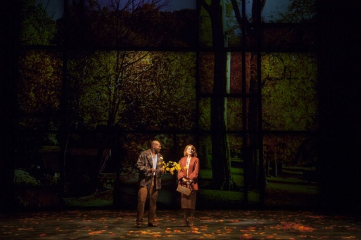 Brandon Victor Dixon and Kelli O'Hara at 