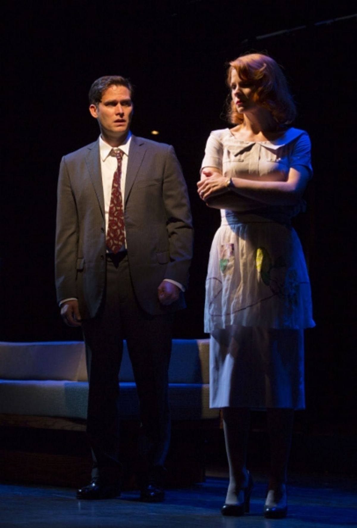Steven Pasquale and Kelli O'Hara  at 