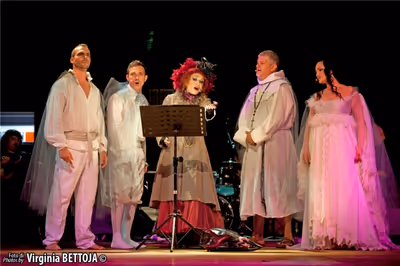 Marco Gandolfi Vannini, Cristian Ruiz, Simona Patitucci, Lello Abate, Renata Fusco Photo