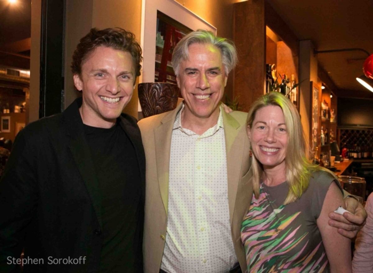 Jason Danieley, Jeff McCarthy, Marin Mazzie at 