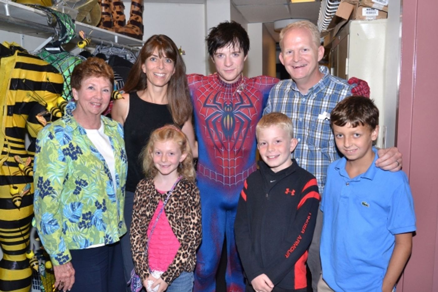 Photo Flash: SPIDER-MAN Welcomes Real Hero Col Wingfield Photo Flash: SPIDER-MAN Welcomes Real Hero Col Wingfield Image