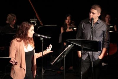 Emma Hunton, Derek Klena Photo