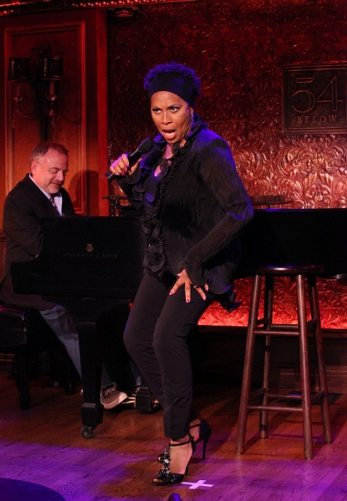 Jennifer Lewis with Marc Shaiman at 