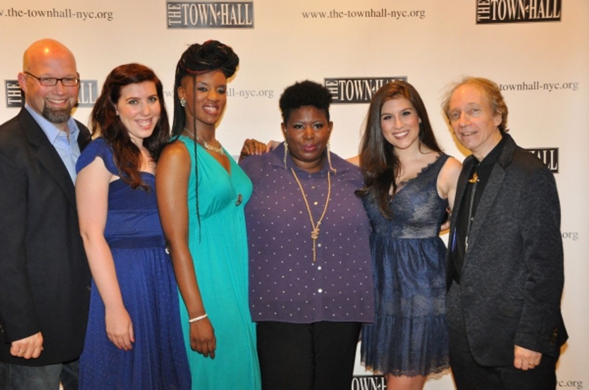 Scott Coulter and Scott Siegel with  Hannah Solow, Cha'Nequa C. Stevens, Nichole Turner and Alexandra Tocco at 