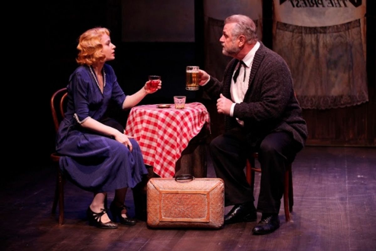 Margaret Loesser Robinson (Anna) and Cliff Bemis (Chris Christopherson) at 