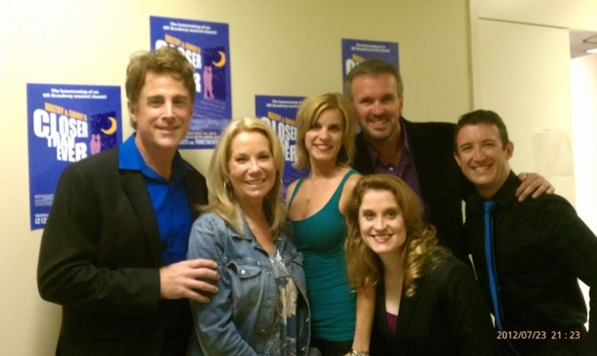 Sal Viviano, Kathie Lee Gifford, Jenn Colella, Christiane Noll, George Dvorsy and Andrew Gerle at 