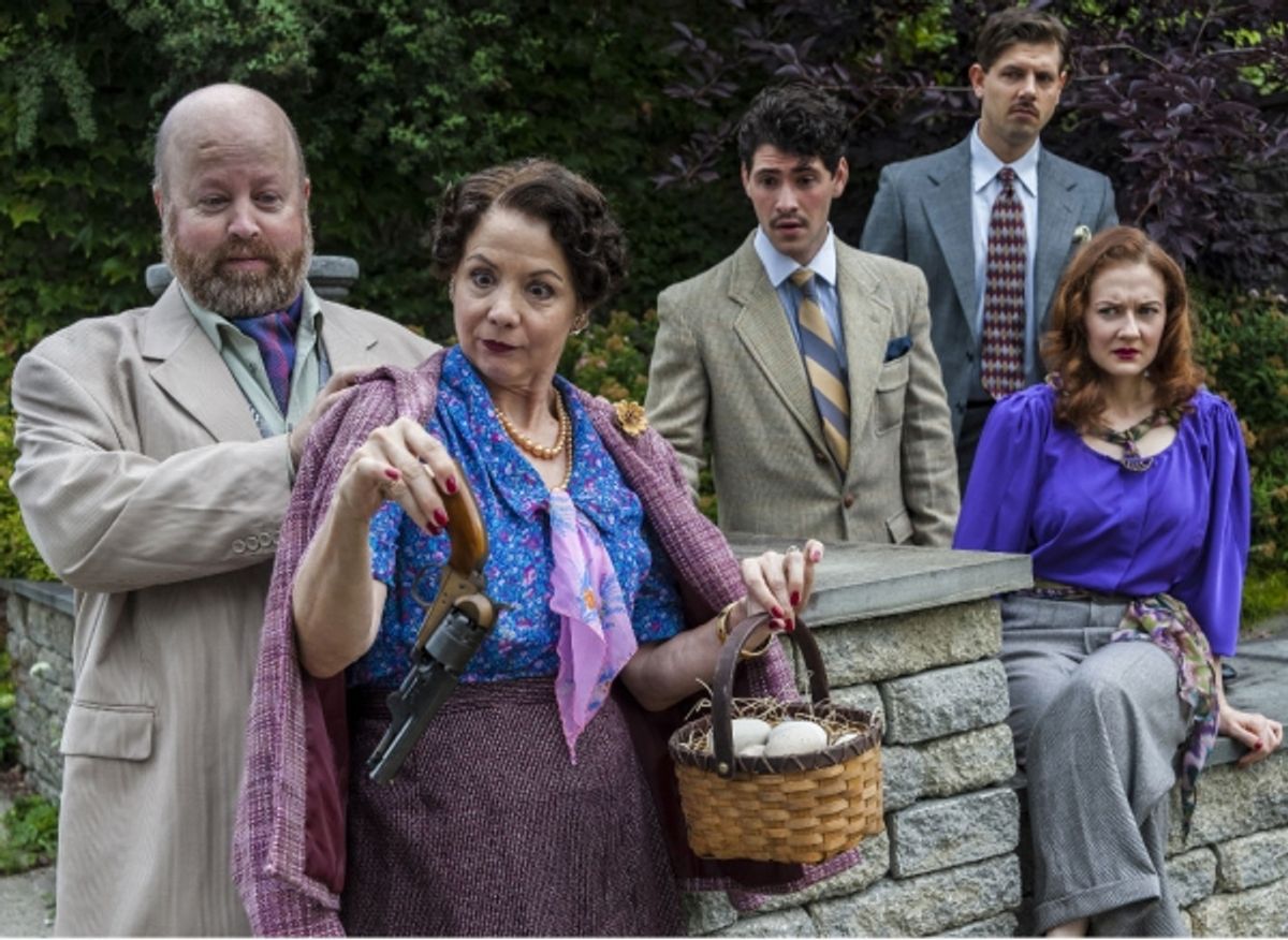 Dale Young, Mary Williams, Dylan Schwartz-Wallach, Melissa Herion and Dustin Charles at 