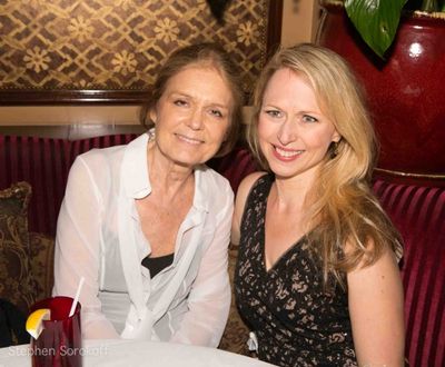 Gloria Steinem and Karen Oberlin
 Photo