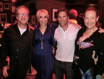 Ed Hibbert, Julie Halston, Mike Doyle, Harriet Harris Photo