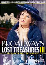 Broadway's Lost Treasures III - The Best of the Tony Awards - Broadway Show Video Cover Art